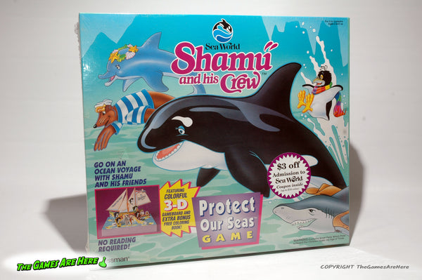 Shamu and his Crew Game - Pressman 1994 Brand New