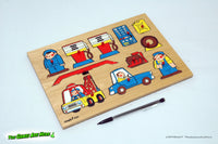 Simplex Playboard Puzzle - Simplex Toys made in Holland