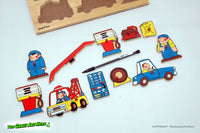 Simplex Playboard Puzzle - Simplex Toys made in Holland