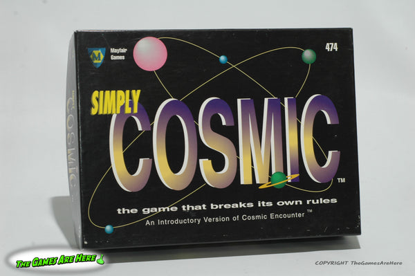 Simply Cosmic Game - Mayfair Games 1995 w New Parts