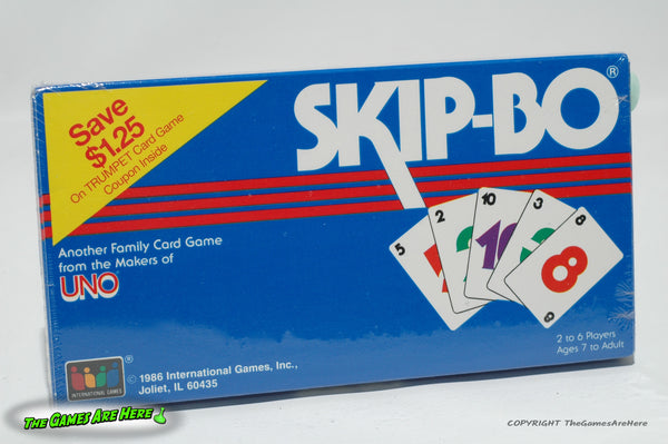 Mattel Games - Skip-BO Card Game New, Cards Factory Sealed