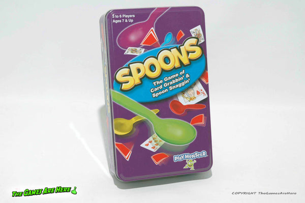 Spoons Card Game - Play Monster 2017 in Tin