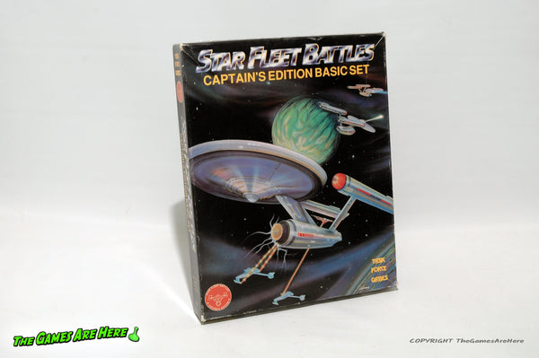 Star Fleet Battles Captain's Edition Basic Set - Task Force Games 1990 Unpunched