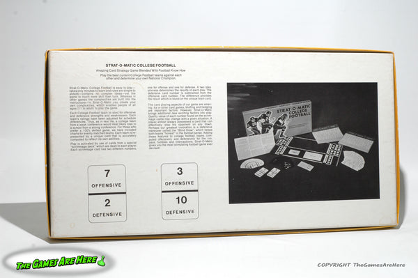 Gamecraft Jeu de Plateau TSG I - Pro Football (1976 Édition) Sac Gamecraft Jeu de Plateau TSG I - Pro Football (1976 Édition) Sac