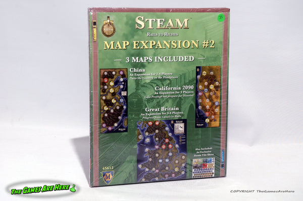 Steam Rails to Riches Map Expansion #2 - Mayfair 2011 Brand New