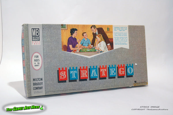 Stratego Game - Milton Bradley 1962 w Plastic Pieces