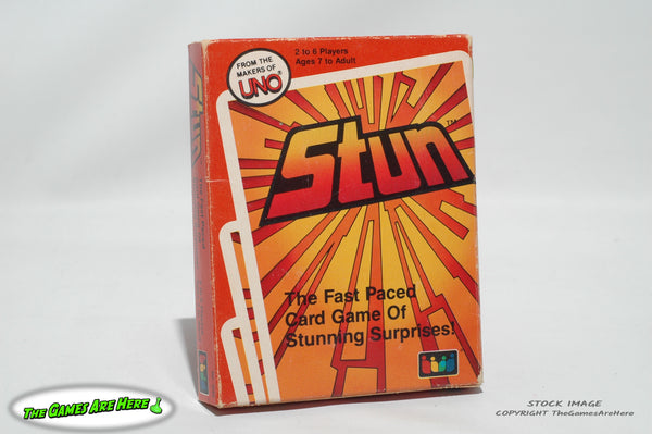 Stun Card Game - International Games 1986