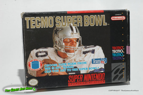 Super tecmo deals bowl snes