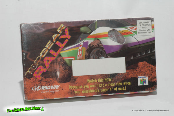 top gear rally nintendo 64 Top Gear Rally Promotional VHS Tape