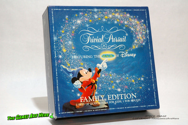 Vintage Trivial Pursuit Magic of Disney Family Edition 1986 Board Game Used  