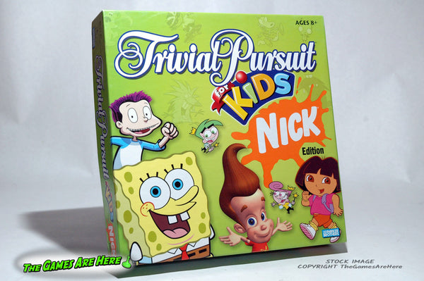 Trivial Pursuit for Kids Nick Edition - Parker Brothers 2005 – The