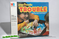 Trouble Pop O Matic Board Game - Milton Bradley 1986