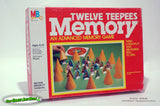 Twelve Teepees Memory Game - Milton Bradley 1984