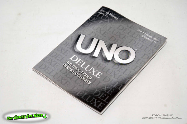 UNO DELUXE Edition 2001 Mattel Card Game Box New India