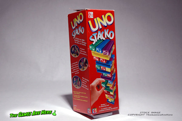 Uno Stacko Plastic Extra Replacement Parts Game Blocks by Mattel 81 pc USED