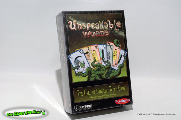 Unspeakable Words Game - Playroom Entertainment 2017 NEW