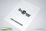 VCR PGA Tour Golf Game - Acclaim Ent. 1987