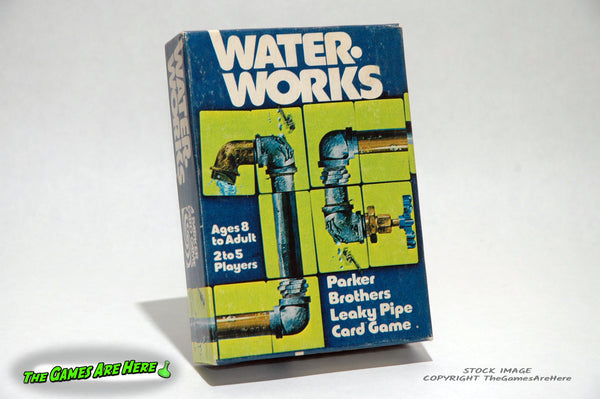 Waterworks Leaky Pipe Card Game - Parker Brothers 1976