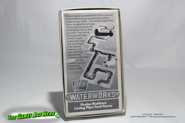 Water Works Card Waterworks Leaky Pipe Card Game - Parker Brothers 1972 – The Games Are Here
