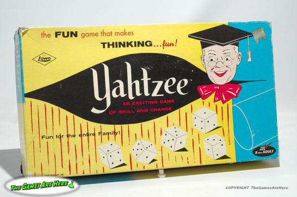 Yahtzee Dice Game - Lowe 1972